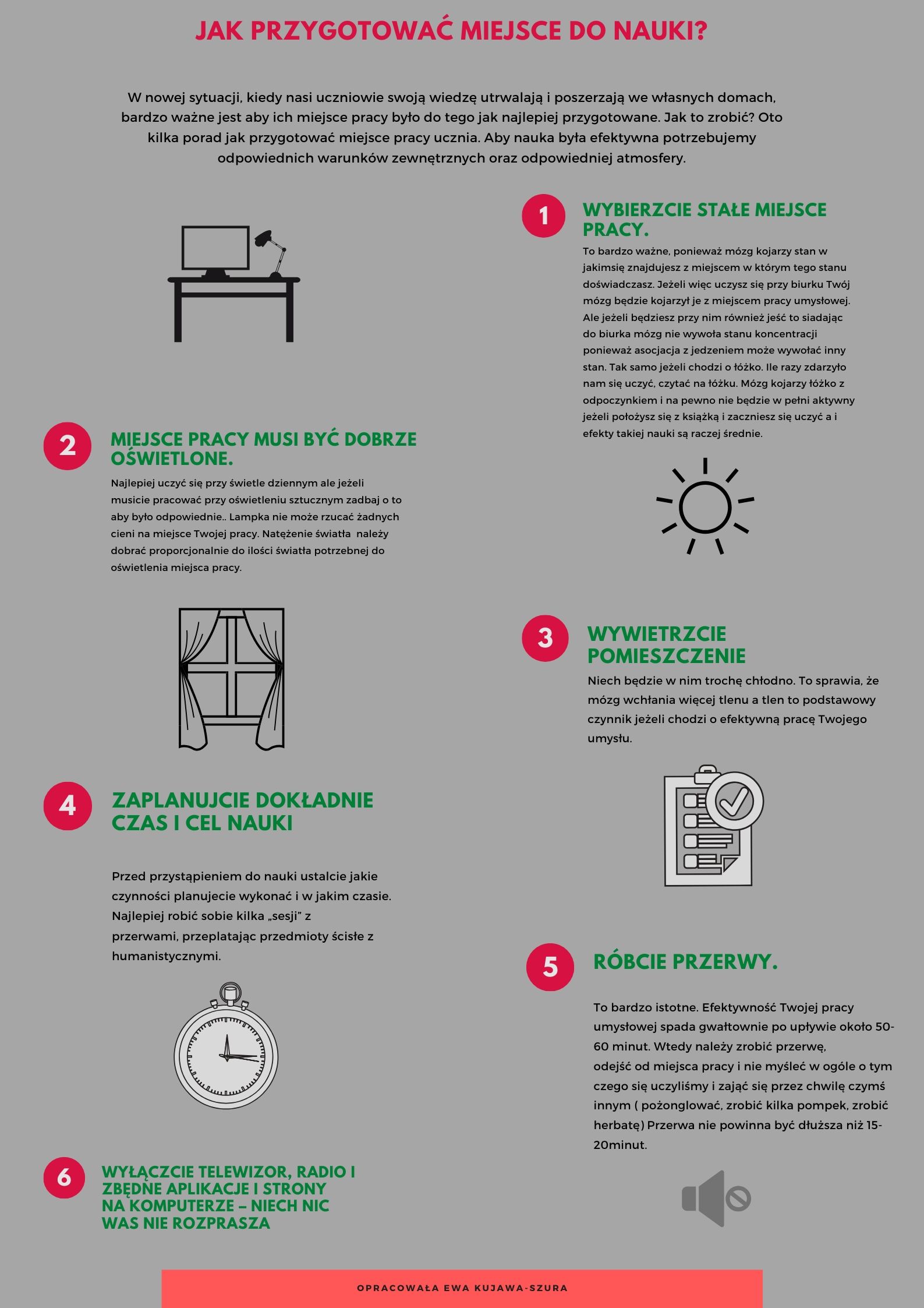 MOJE MIEJSCE DO NAUKI #zostanwdomu